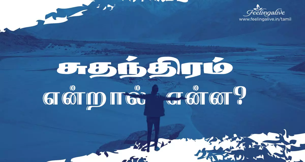 சுதந்திரமாக இருப்பது என்றால் என்ன?